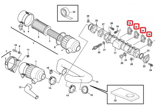 Tsnn sn motoru VOLVO - zvtit obrzek