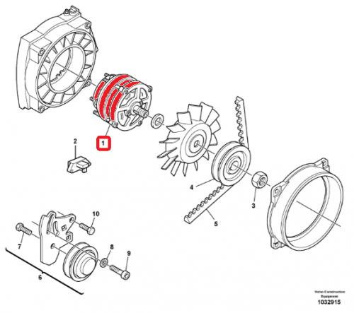 Alterntor VOLVO